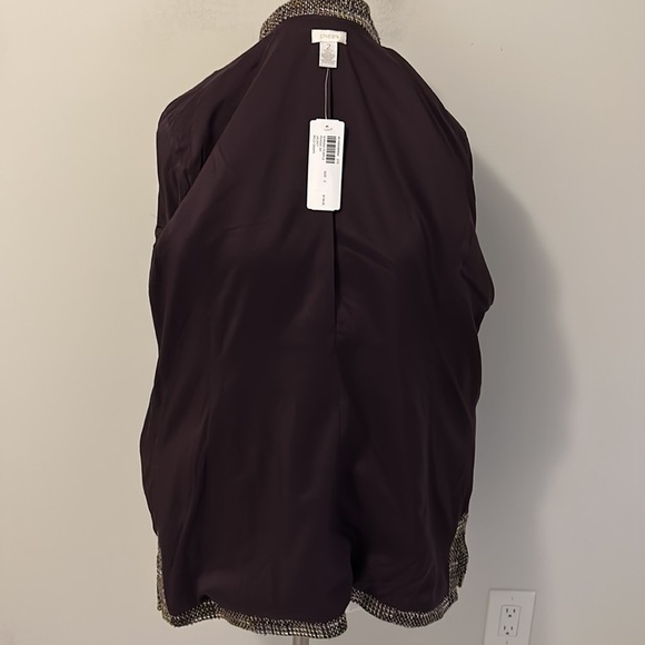 Chicos’s Shining Purple Persis Jacket Wild Grape - Picture 7 of 10
